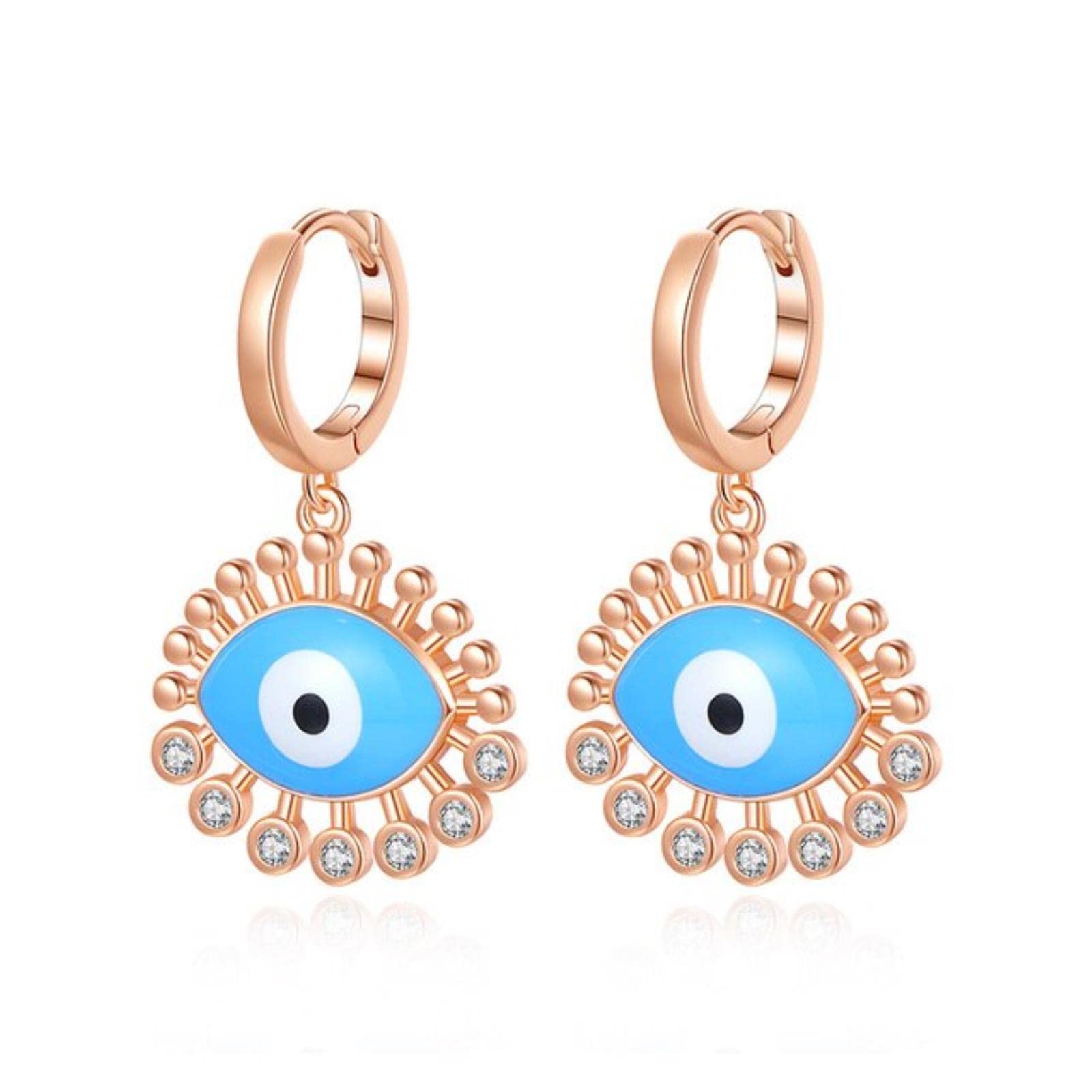 Pendientes Colgantes De Declaración De Ojo Malvado De La Suerte Turca, Amuleto De Nuevo Estilo, Colgante De Plata De Ley 925, Pendientes, Regalos De Joyería