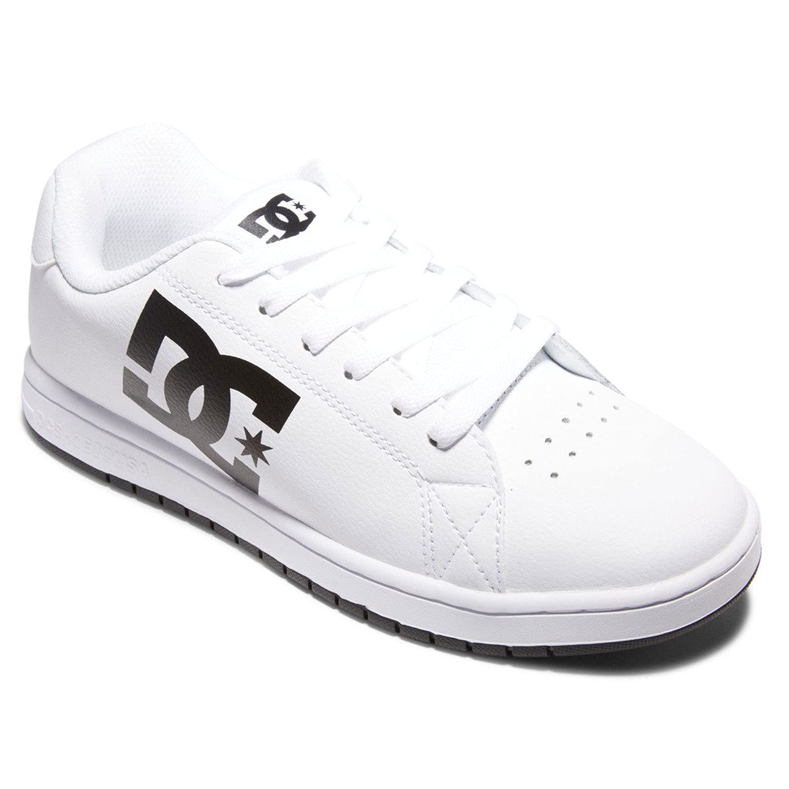 DC Gaveler Casual Low Top Skate Shoes Sneakers White/Black 8 D (M)