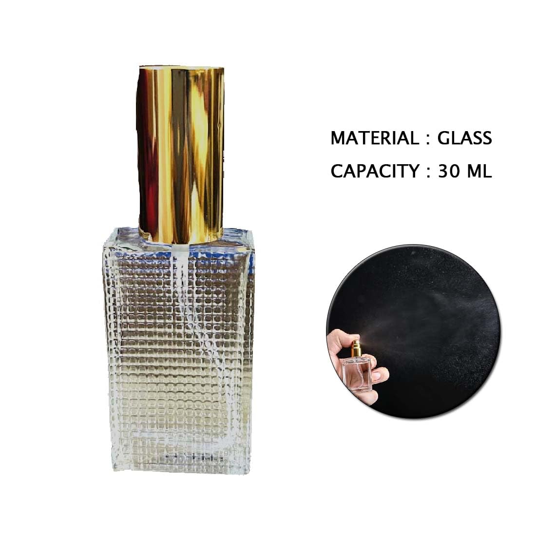 WINKCART Essential Oil Perfume Spray Rose Scent Long-Lasting Aromatherapy Mist for Home,Car & Body Spray|Car Scent Air Freshener| Car accessories interior|30 ml 1
