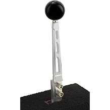 Lokar MSL620F 6" Billet Aluminum Straight Machine Finish Manual Shift Lever for Tremec T5/T45/T56