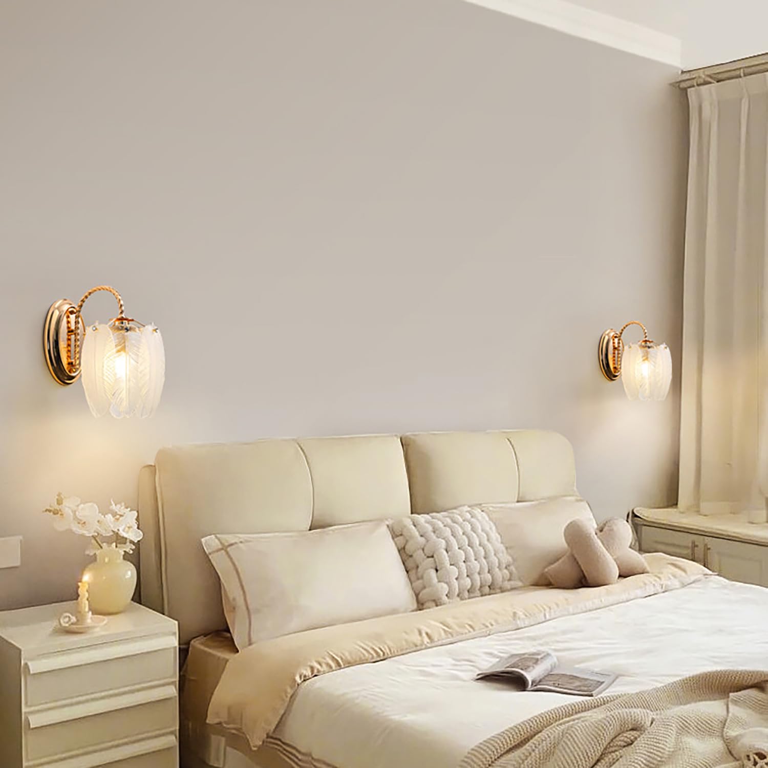 LED 12W Slaapkamer Wandlamp Touch Bediening Moderne Binnen Wandlamp met Schakelaar Dimbaar Wandverlichting Verstelbaar Leeslampje Voor Woonkamer LED 12W Slaapkamer Wandlamp Touch Bediening Moderne Binnen Wandlamp met Schakelaar Dimbaar Wandverlichting Verstelbaar Leeslampje Voor Woonkamer