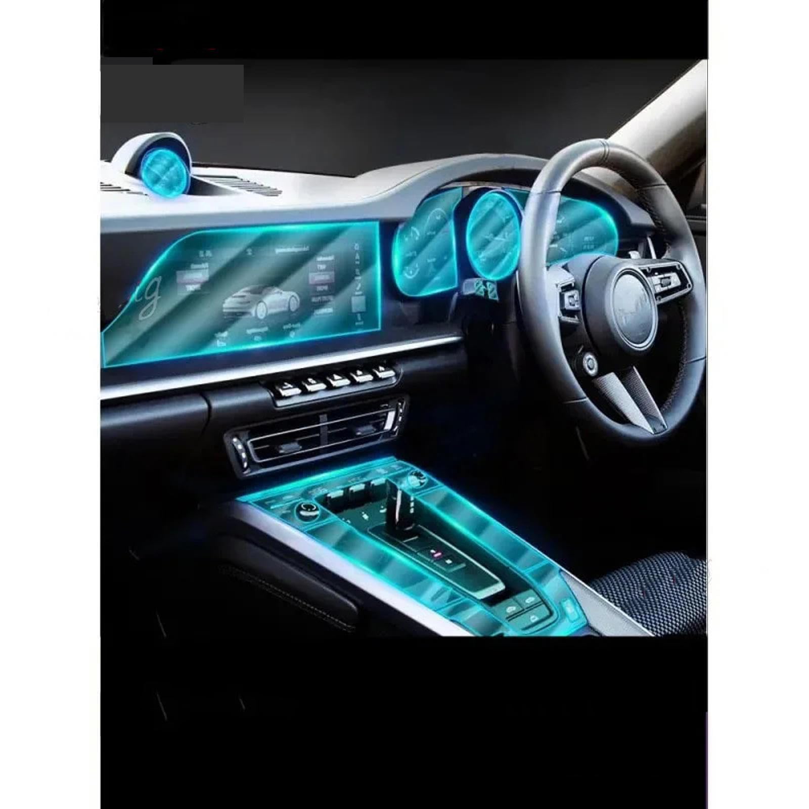 Amazon.co.jp: QUNINE PORSCHE 911 19-22 992 車内センターコンソール 
