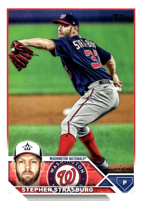 Amazon.com: 2023 Topps Update Series #US325 Stephen Strasburg