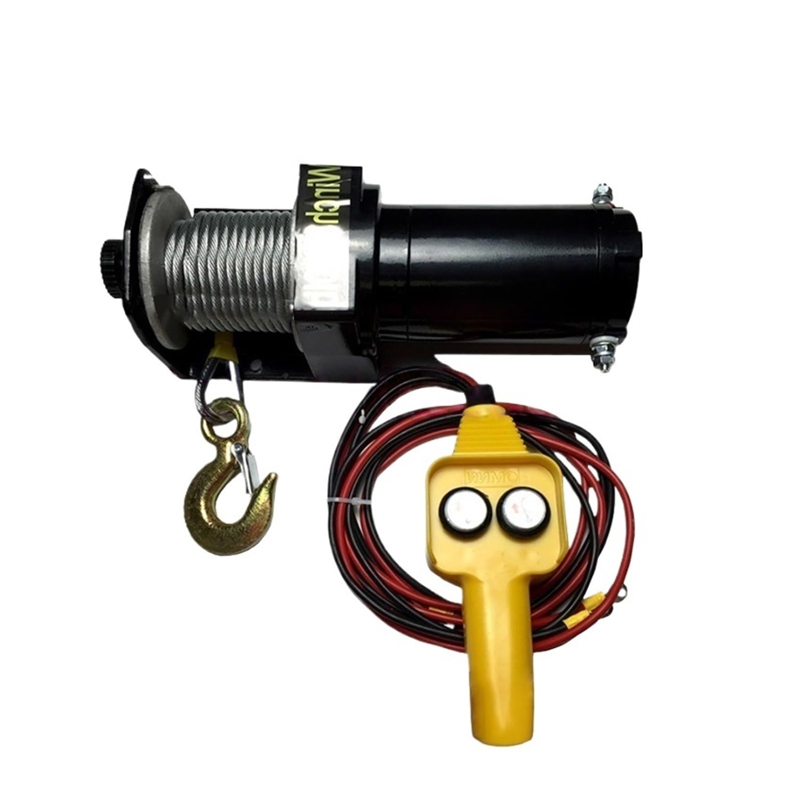Wciągarka Elektryczna 12 V 24 V 12 V 24 V 2000 Ibs Samoratownicza Wciągarka Terenowa Do Dźwigu Samochodowego Wciągarka elektryczna(12V 2000 Ibs)