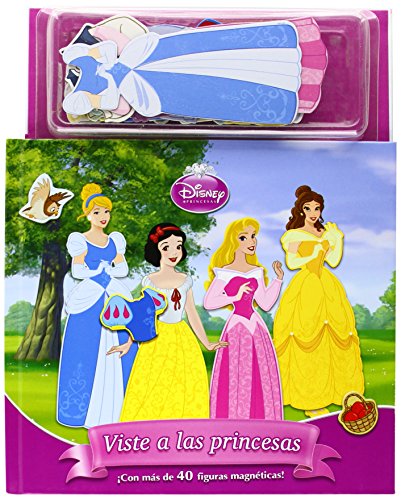 Viste a las princesas. Libro magnético: ¡Con más de 40 figuras magnéticas! (Disney. Princesas)