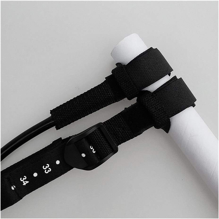 Inflatable Paddle Boards Deluxe Black TPU Adjustable Water Sports Sailing Windsurfing Harness Line with Non-Slip Boom Pads 28-34 or 22-28 inch Vacation Must Haves (Color : 28 34 inch)