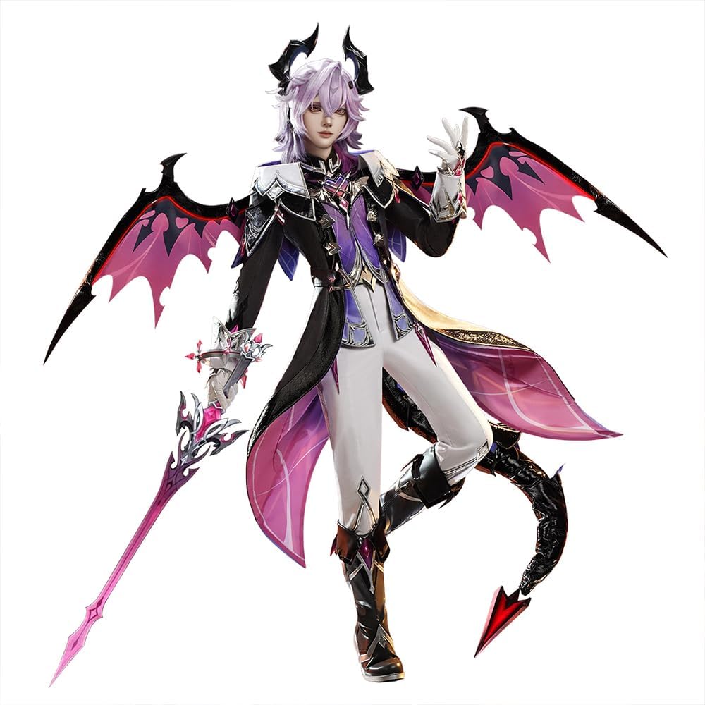 KIRA KIRA Durin Cosplay Costume Doki-SR Genshin Durin Cosplay Tail Wings Full Set Halloween Costume Song of the Welkin Moon