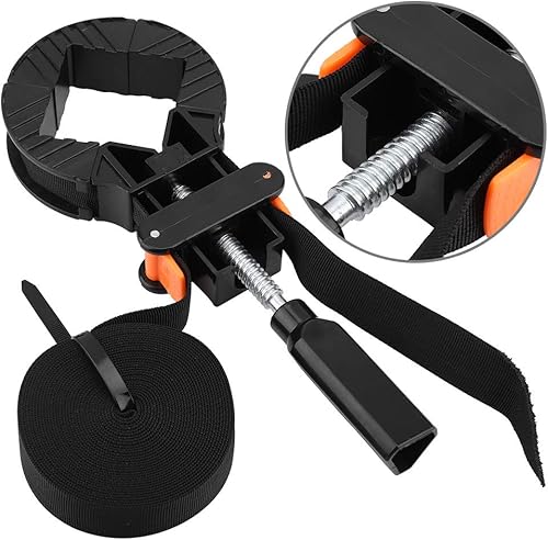 Miniatura 7 de Correa de abrazadera de esquina ajustable de 6M, abrazaderas de banda abrazaderas de esquina para carpintería de nailon, abrazadera de cinturón