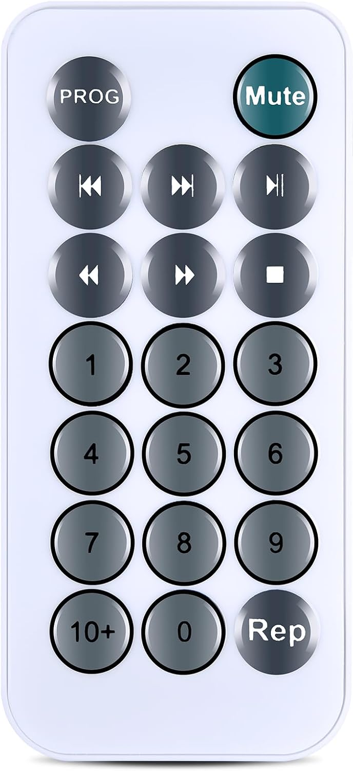 Replacement Remote for Retekess TR621 CD Cassette Player Boombox