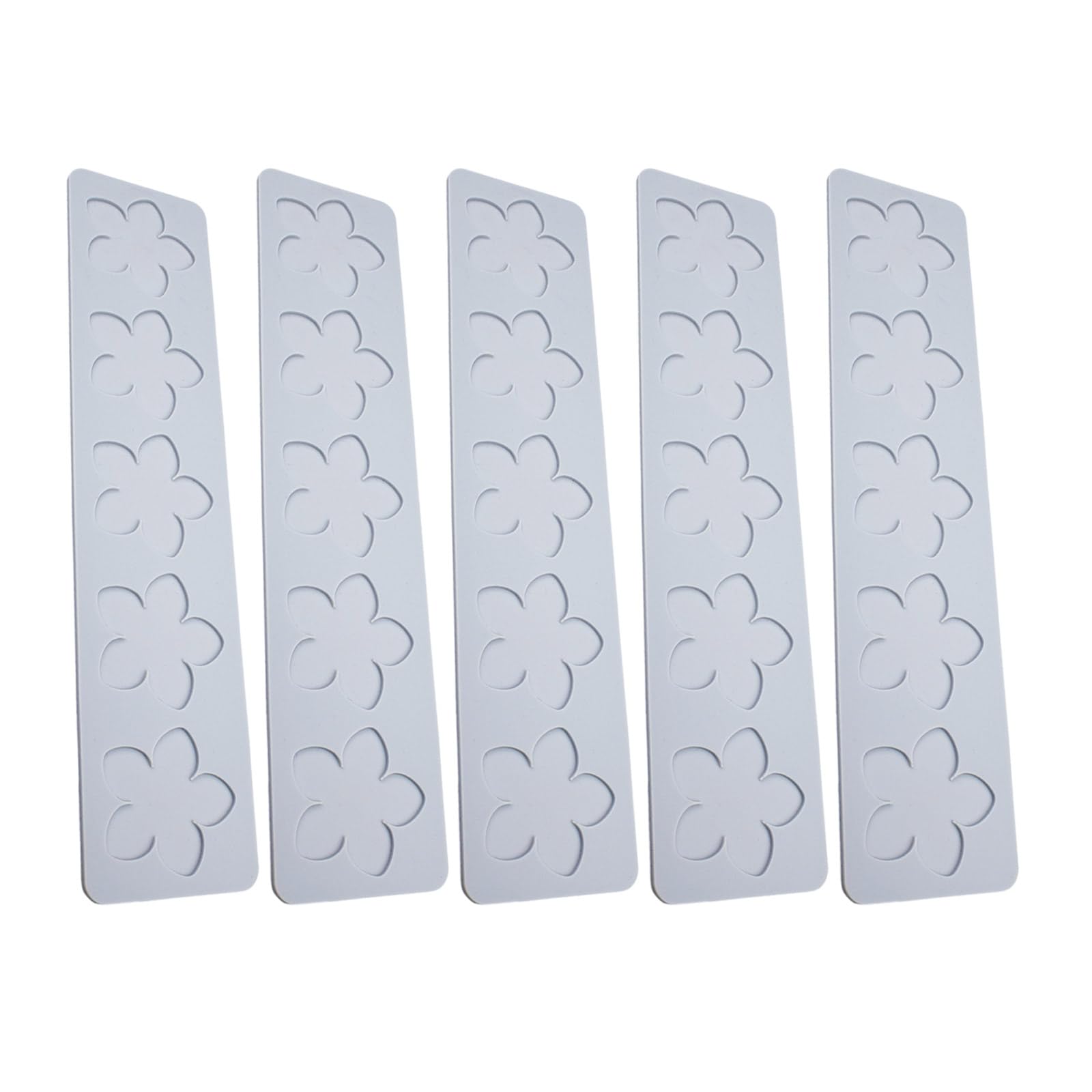 Buxuaaaa 5pcs Fondant Impressions Mats Pastries Flower Petals Pattern Lace Mat Chocolate Silicone Molds for Cake Decorating Chocolate Candy Silicones Molds Fondants Decorating Tool Laces Tool