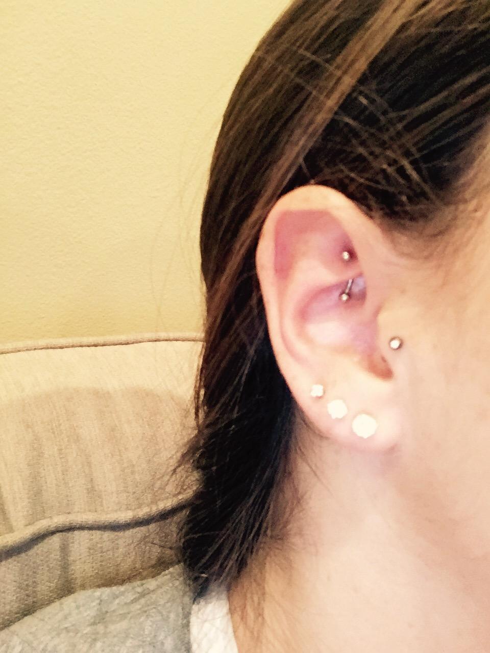 Daith Earrings For Women 16g Titanium Daith Earring, Eyebrow Ring