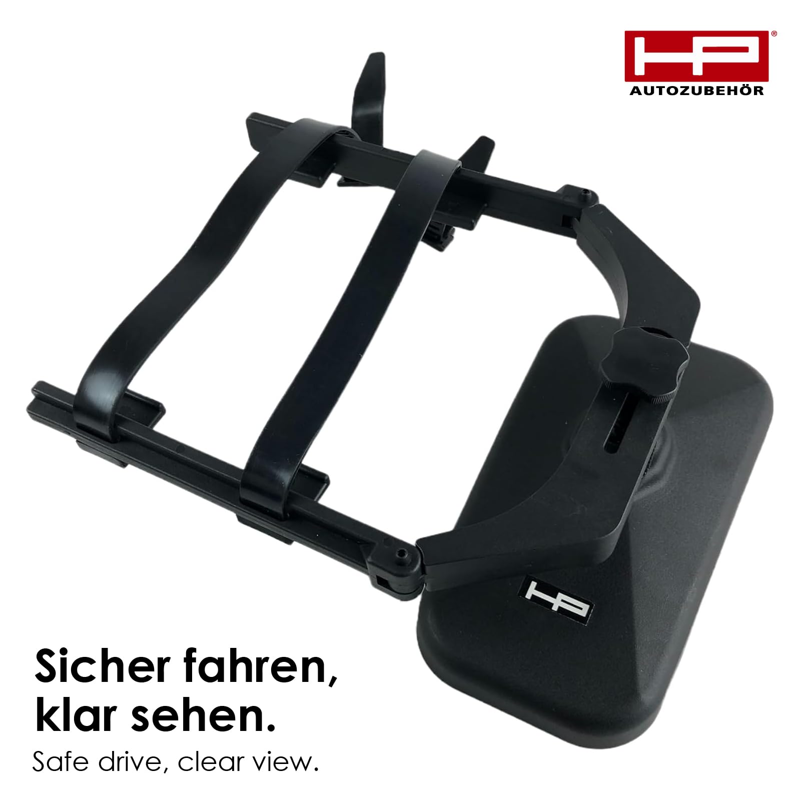 HP 10272 - Espejo retrovisor para caravanas, con ángulo muerto