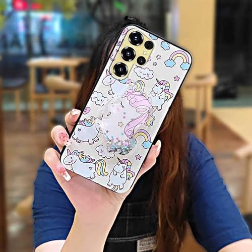 Phone Case Compatible with Oukitel C68, Design Skin feel silicone Kickstand Durable TPU Anti-knock Cute Waterproof Quicksand Car