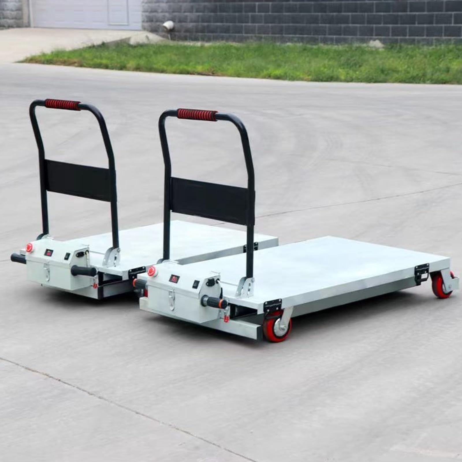 Mesa elevadora hidráulica eléctrica con ruedas para manipulación de materiales y uso en talleres