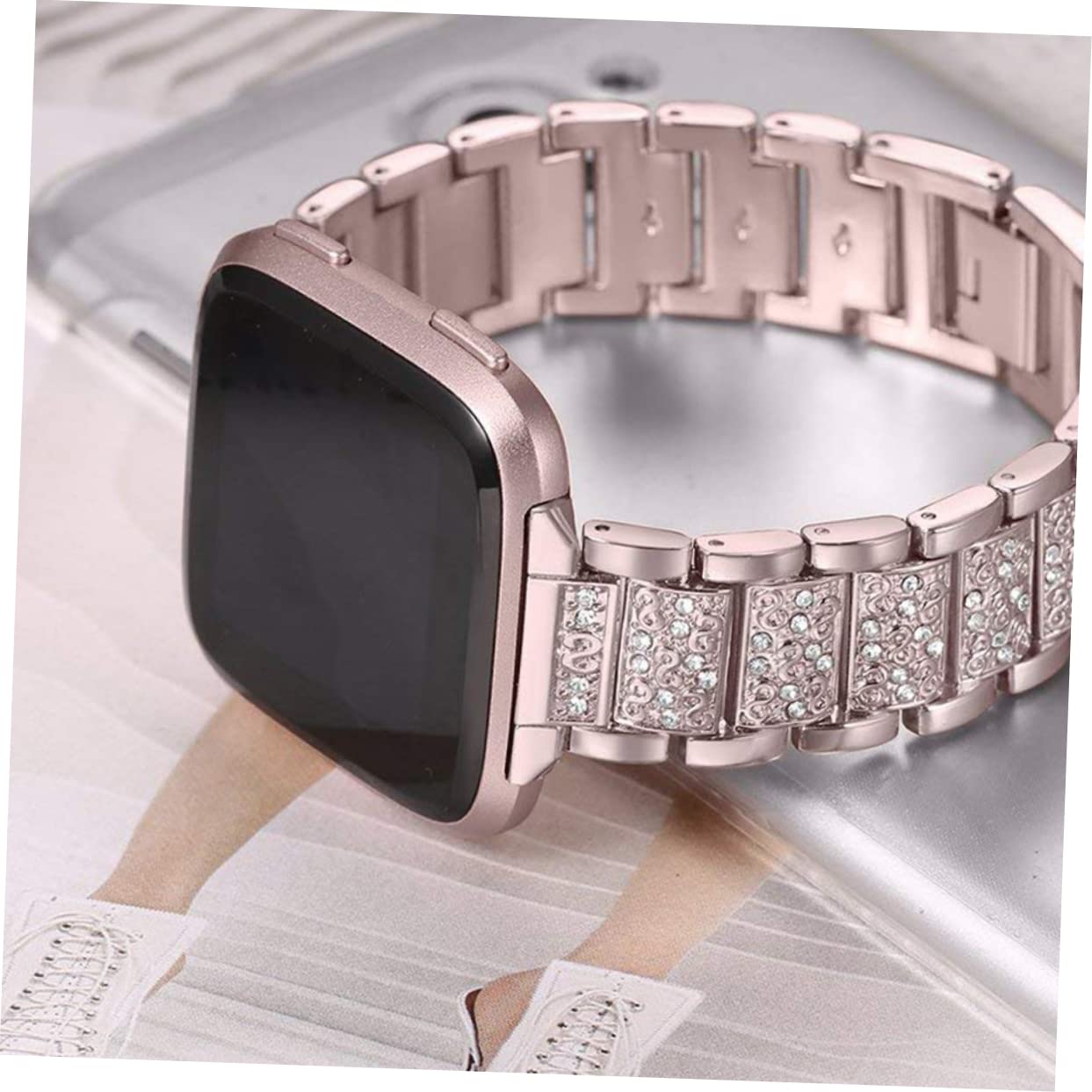 Uonlytech 3pièces Bracelet De Montre Blaze Bande De Remplacement Élégante Rose Accessoire Compatible Pour Montre Connectée Femme Et Homme