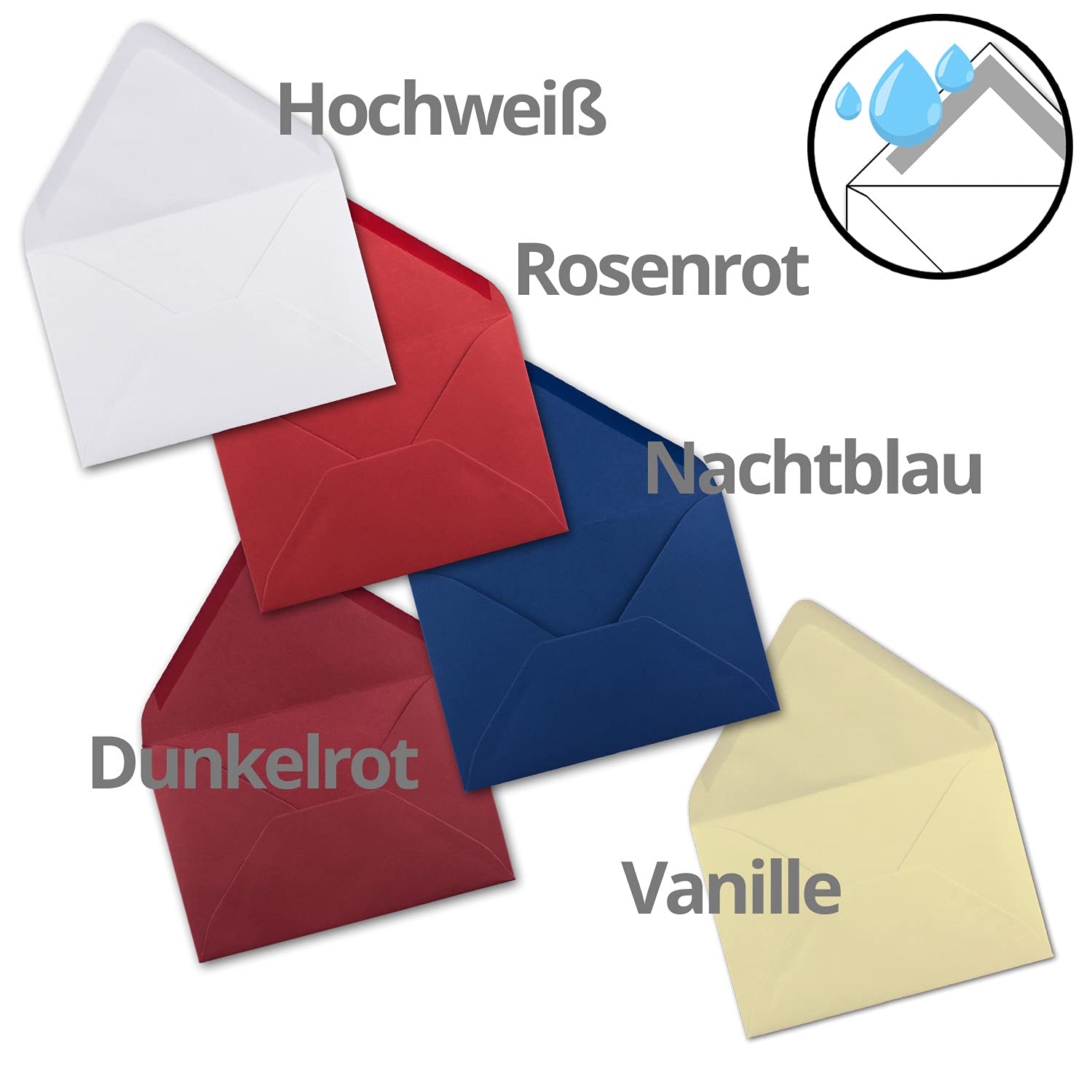 Lot De 1000 Enveloppes Blanches C5/6 (110x220 Mm) - Sans Fenêtre, Fermeture Adhésive - Pour Bureau - 9