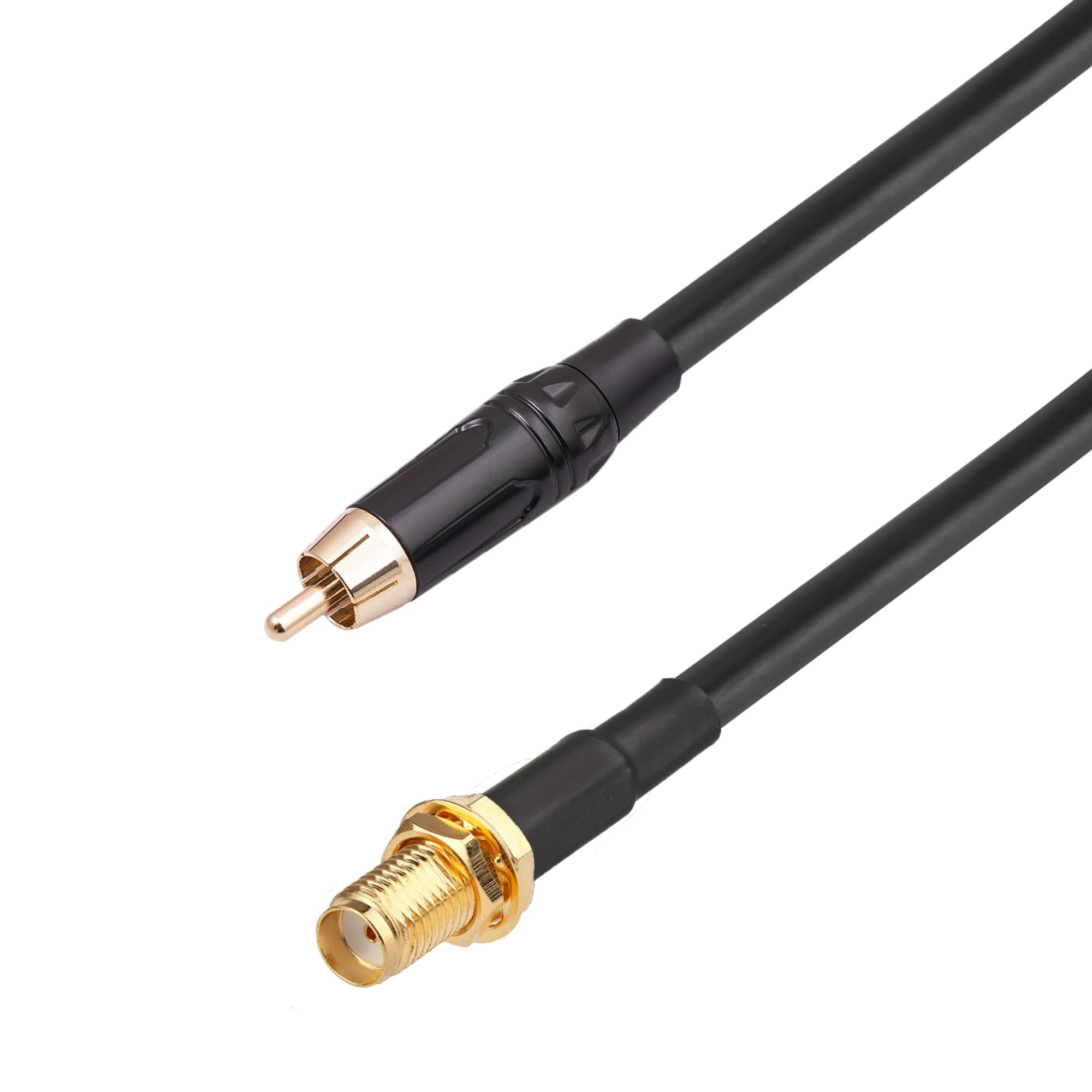 RedYutou SMA to RCA Adapter SMA Female to RCA Male Connector Cable RG58 Extension 3 ft