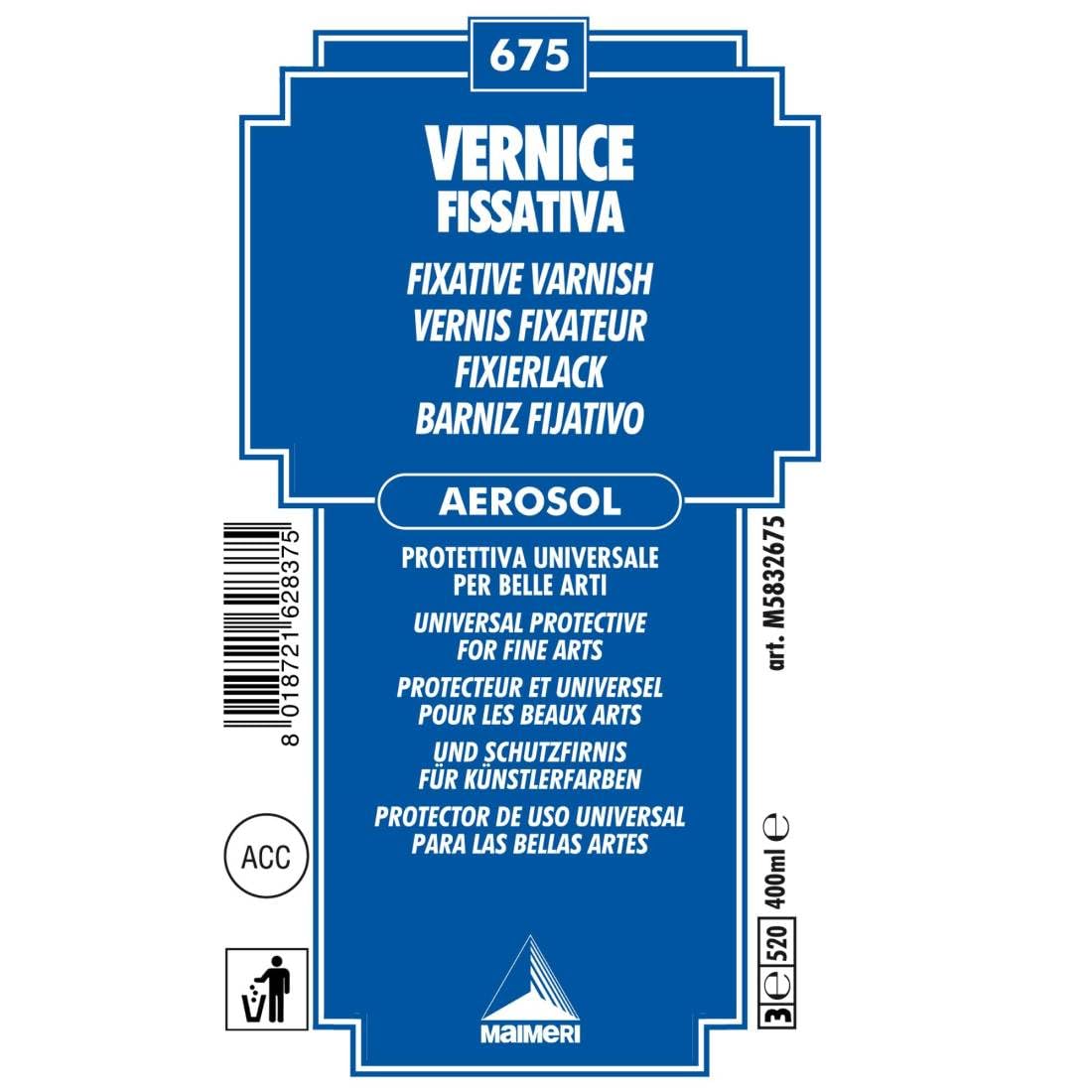 Vernice fissativa - Spray