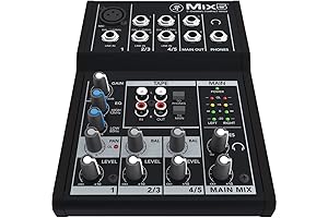 Mackie Mix5 5-Channel Compact Mixer with Built-In Effects