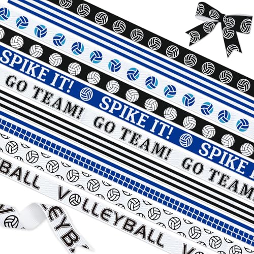 YKW 10 Rolls 30 Yards Volleyball Ribbon, 3/8