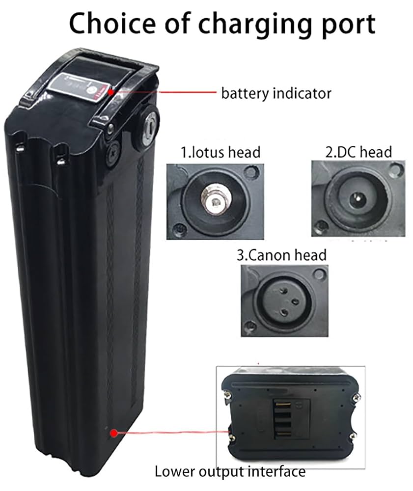 Electric Bike Battery 48V 10Ah 13Ah 15Ah 18Ah, Lithium Ion