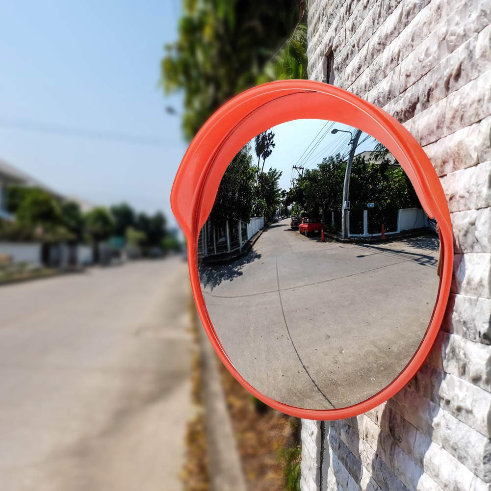 Specchio Convesso Stradale 45 Cm - Per Garage, Strade E Magazzini, Angolo 130° - Foto 11