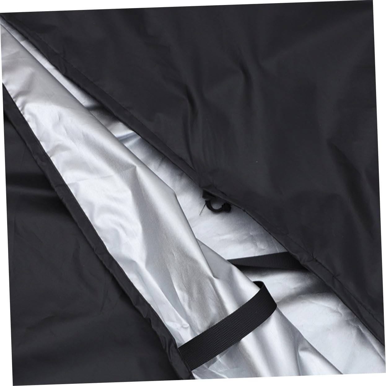 Tissu Housse Noir en Longue de Chaise Imperméable Oxford Extérieure