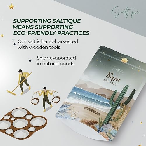 Miniatura 6 de Saltique 12 libra de sal marina de Baja gruesa, 4 veces más minerales que la sal celta, repleta de 90 minerales que te ayudan a mantenerte hidratado