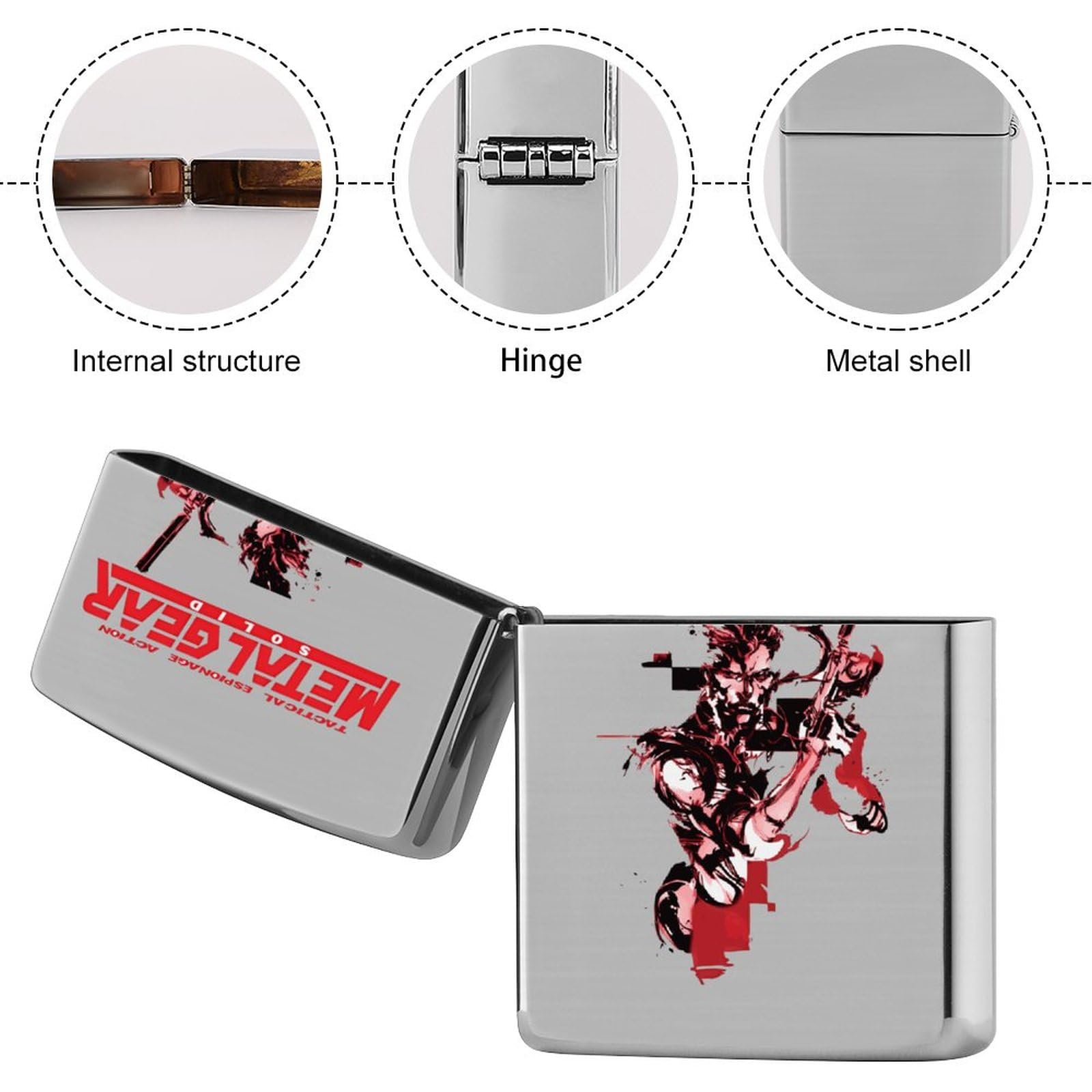 Amazon.co.jp: メタルギアソリッド ジボライター ZIPPO兼用ボックス