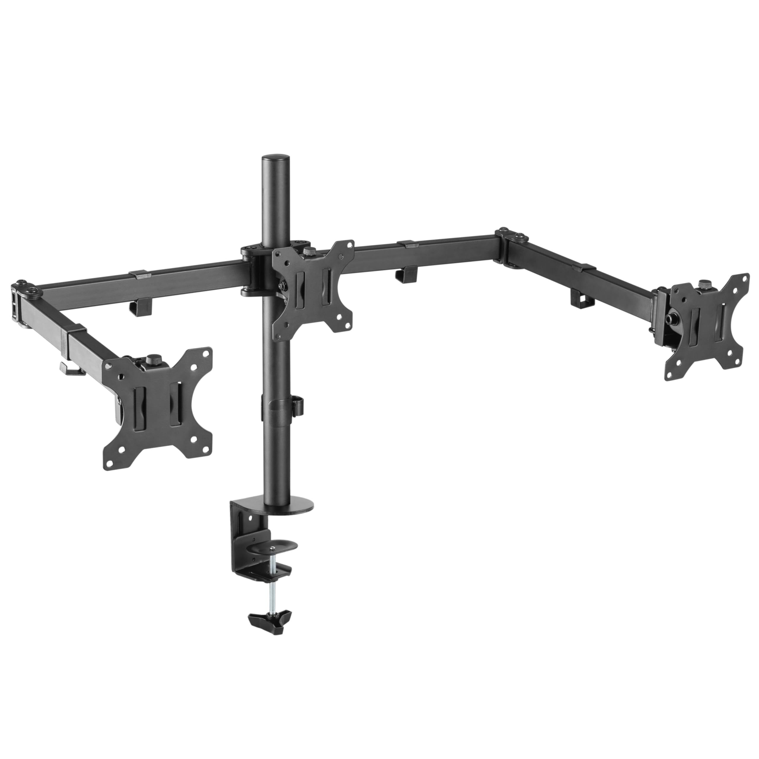 RICOO Monitor Halterung 3-er Monitore Monitorhalterung Triple Arme für 13-27 Zoll Computermonitore Bildschirmhalterung TS6911 PC Monitor-Arm Bildschirm Stand Tischhalterung Halter Monitorhalter