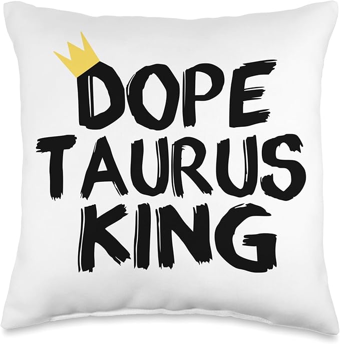 Taurus April May birthday zodiac sign Taurus's men and women Throw Pillow