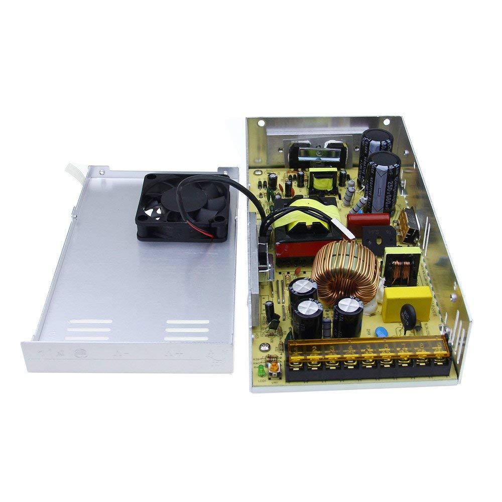 ALITOVE Alimentatore di rete da 5 V, 60 A, trasformatore LED, 230 V a 5 V, 300 W, alimentatore di rete, trasformatore per WS2811 2801 WS2812B WS2813 APA102 strisce LED