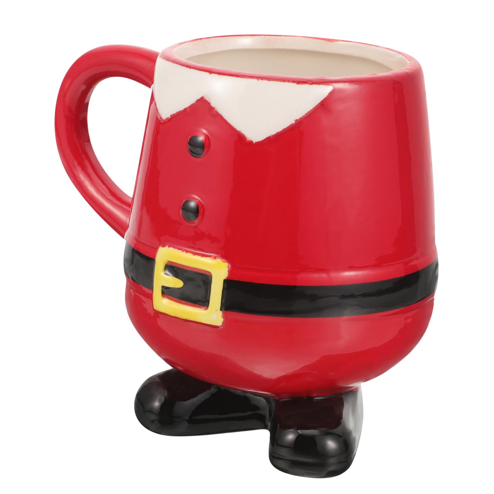 STOBAZA Copa de Papá Noel Taza de Navideña Adorable de Cerámica Hogar Taza Navideña para Desayuno de Obsequio de Navidad