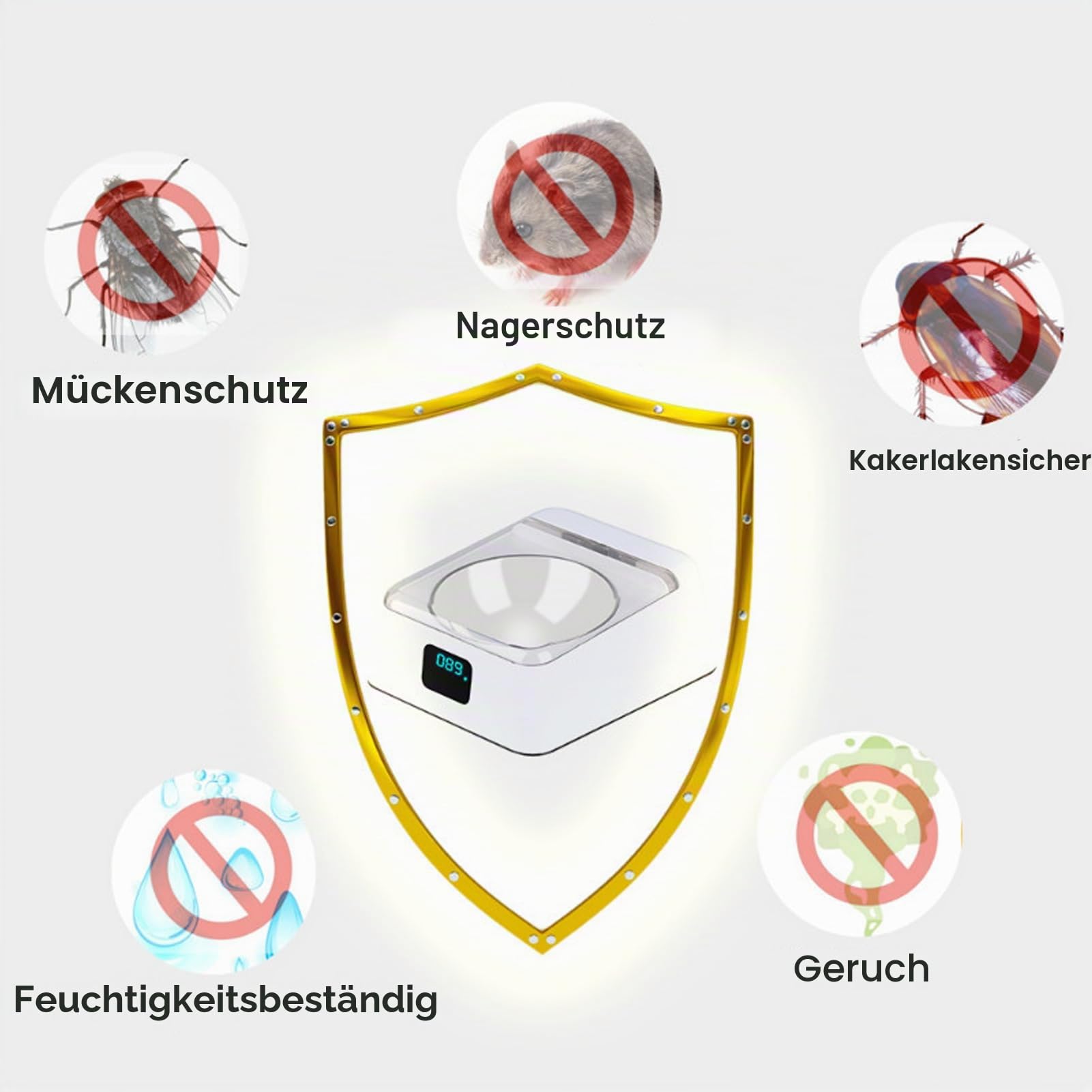 Denash Automatisch öffnender Deckel für Katzen, Öffnet Sich automatisch bei Annäherung, Leicht zu Reinigen, Infrarot-Sensor, Multifunktional katzenfutter automat für Katzen Hund