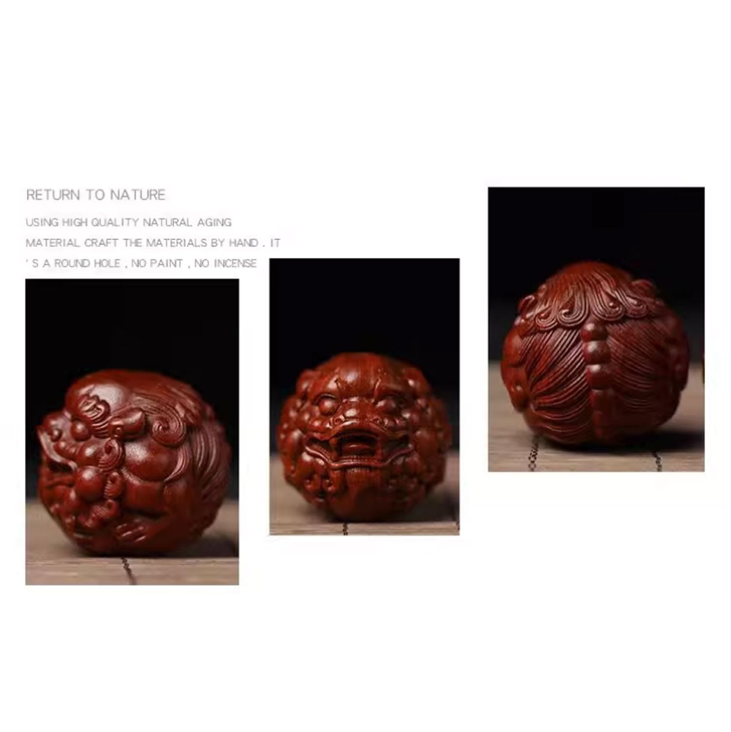 BBAUER palline massaggio pallina antistress palline cinesi Set di palline di decompressione per massaggio fisico con digitopressione, palla Baoding per il rilassamento miofasciale(Color:50mm)