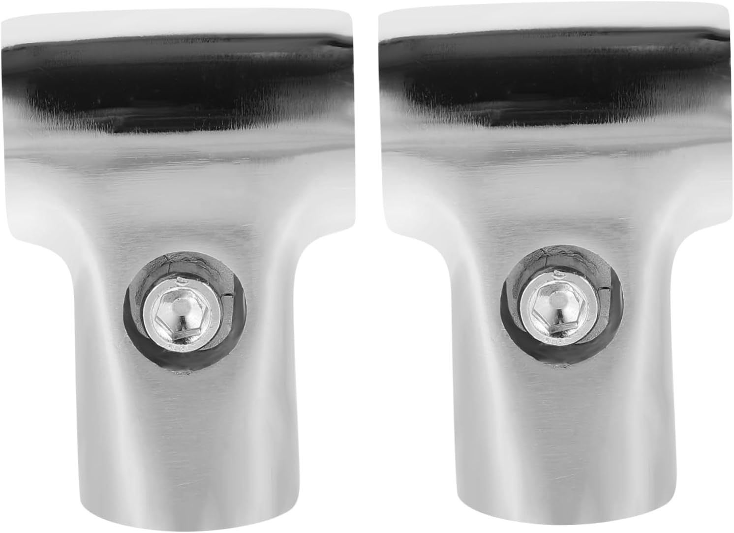 Heavy Duty Pole Flange Socket Closet Rod Hardware Stainless Steel Connectors