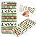 Produktbild Surakey kompatibel mit iPhone 6 Hülle iPhone 6S Hülle Transparent Silikon Handyhülle Schutzhülle Christmas Weihnachten Hirsch Muster Handyhülle iPhone 6/6S Silikon Hülle Tasche Case Etui,#1