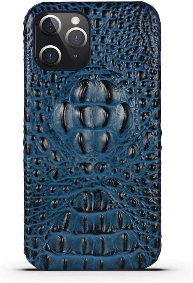Étui cuir iPhone 12 Pro Max résistant aux chocs bleu GUMMMY
