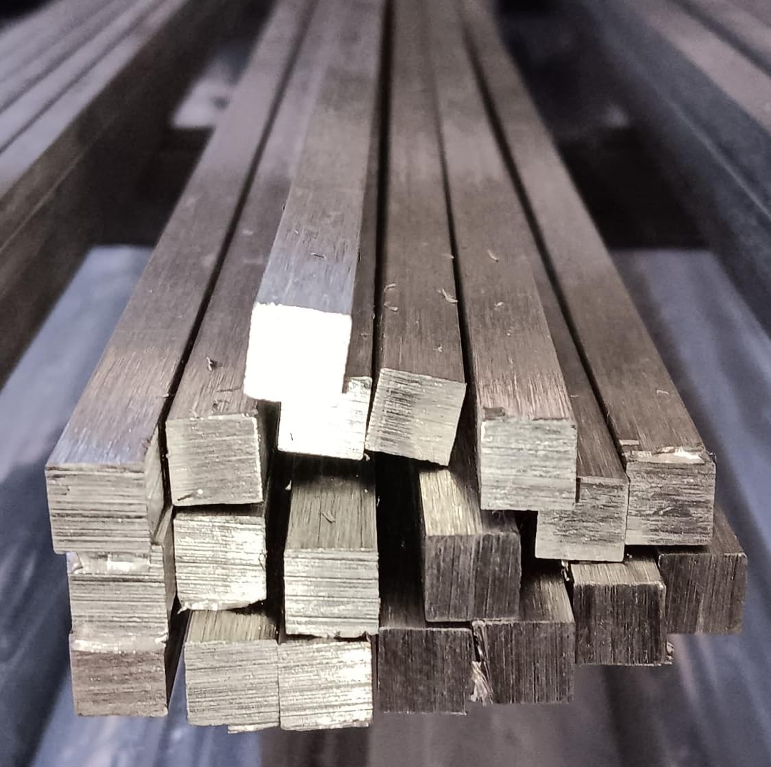 Barra Quadrata Acciaio Inox AISI 304 Trafilato 12x12x1000 mm