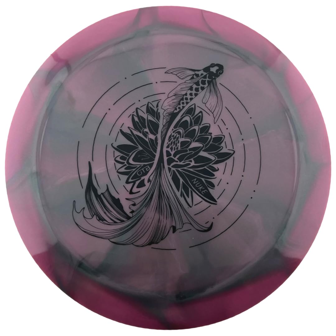 OTB Paige Pierce Tour Series Swirl Discraft Nuke | Special Edition Swirl Experimental Blend Disc Golf Disc | Overstable Discraft Disc Golf Driver | Special Run by Only The Best Discs | Farben können