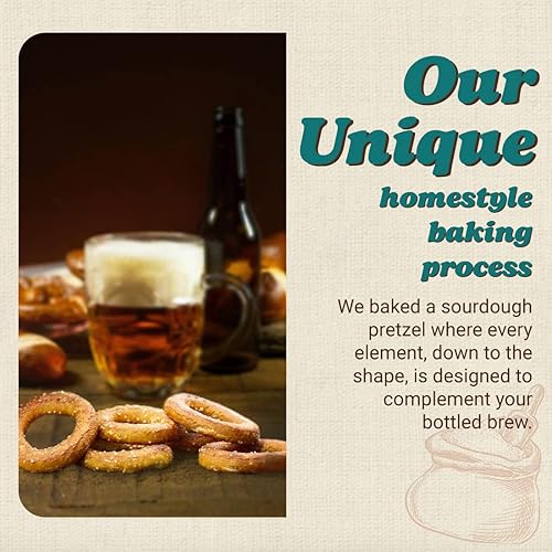 Miniatura 5 de Unique Snacks Sourdough Craft - Anillos de pretzel de cerveza, vegano, horneado en casa, certificado OU Kosher y sin OMG, bolsa de 11 onzas (paquete