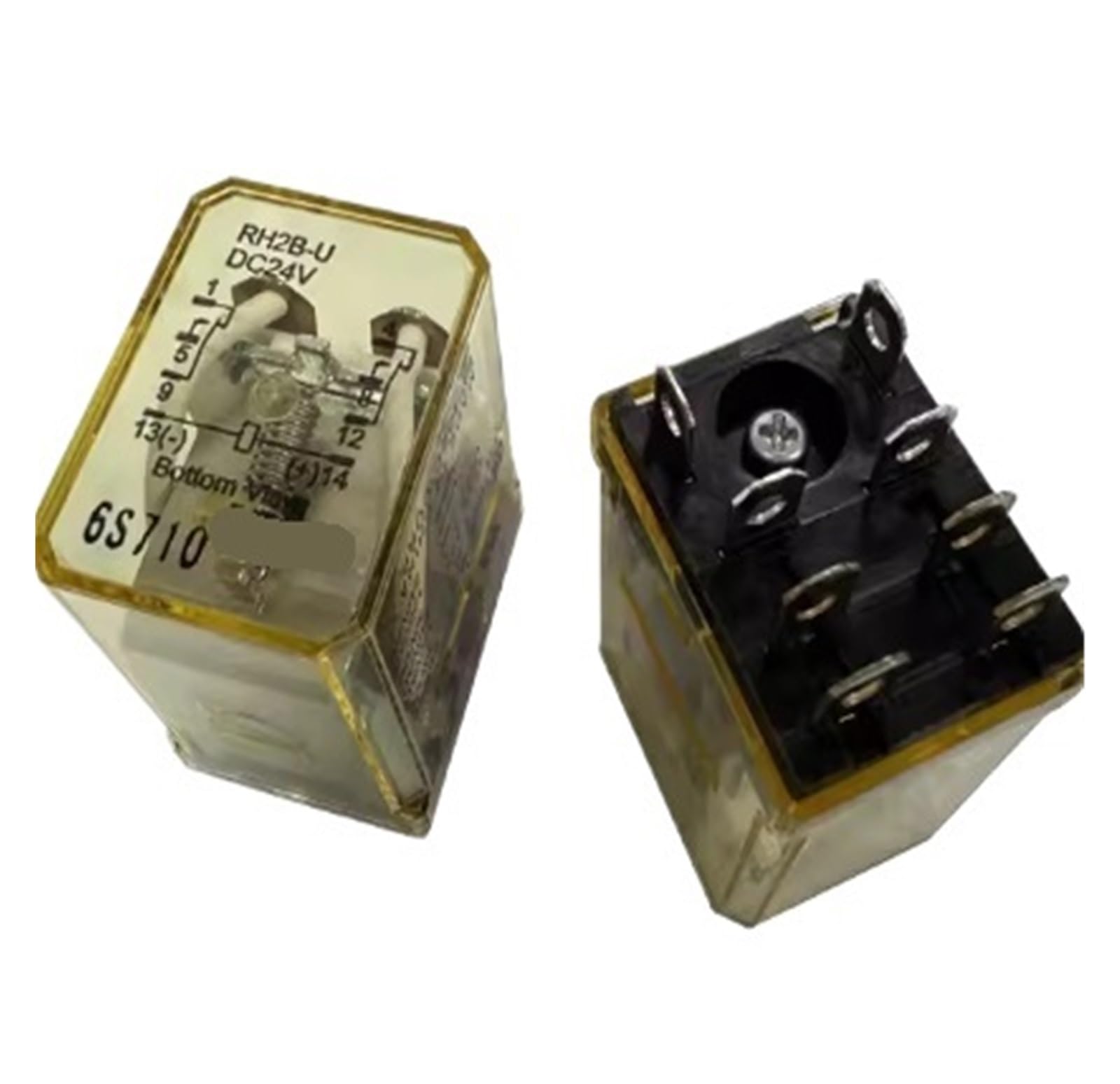 YMUGUEGH 1pcs relay RH2B-UDC24 DC24V large 8-pin