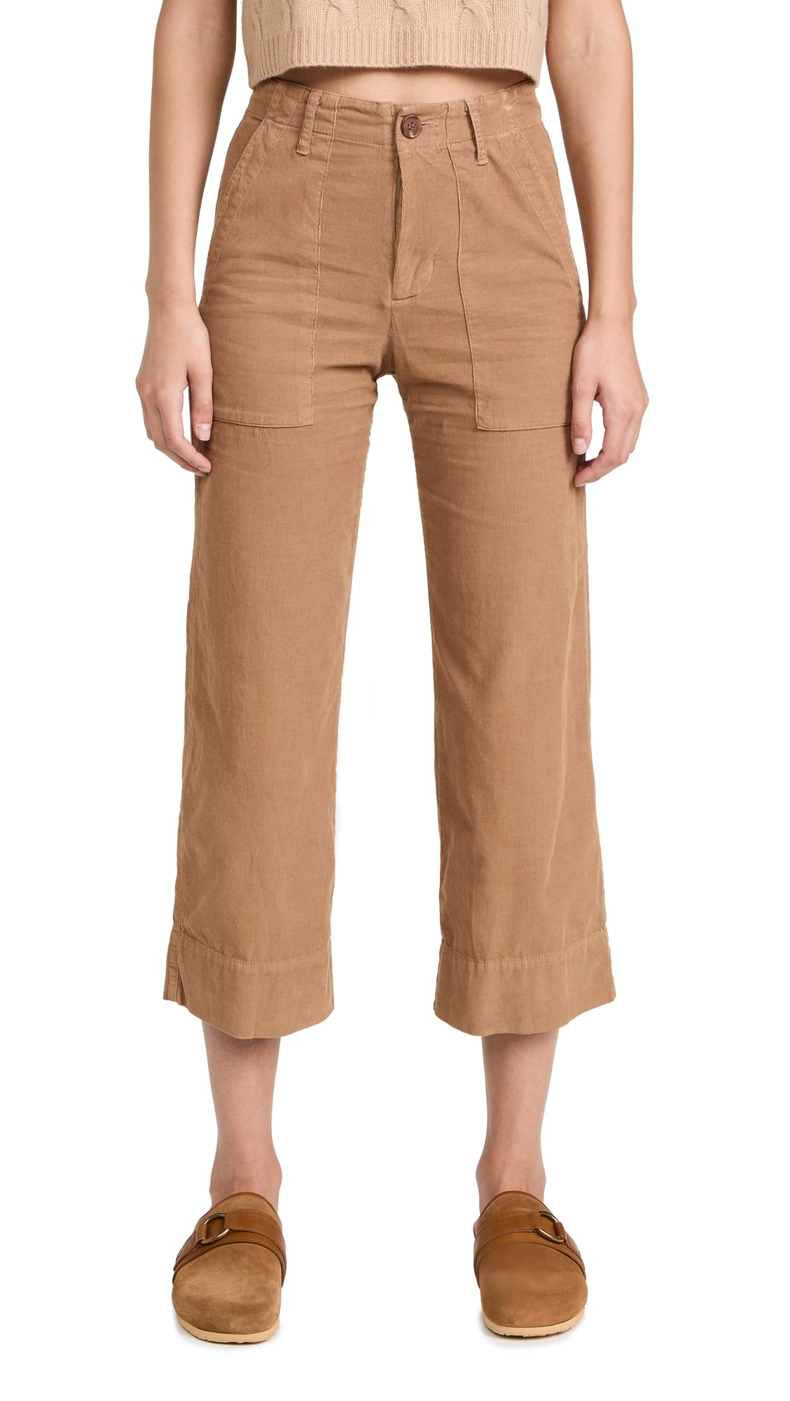 Velvet by Graham Spencer Womens Vera Corduroy Wide Leg Pant