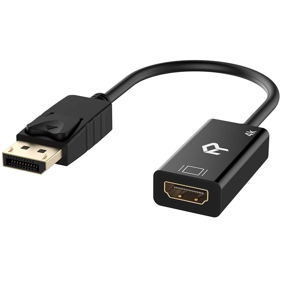 DP to DIV Adapter アダプター 1080P高解像度 ブラック DisplayPort HDMI 変換アダプター 1080P 解像度 ディスプレイ