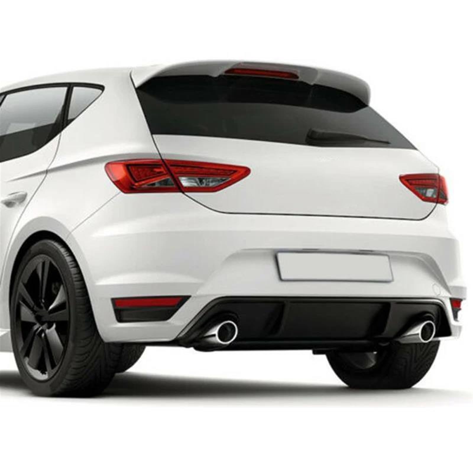 Dakspoiler Seat Leon 5F 5-deurs 2013-2020 (ABS Glanzend zwart