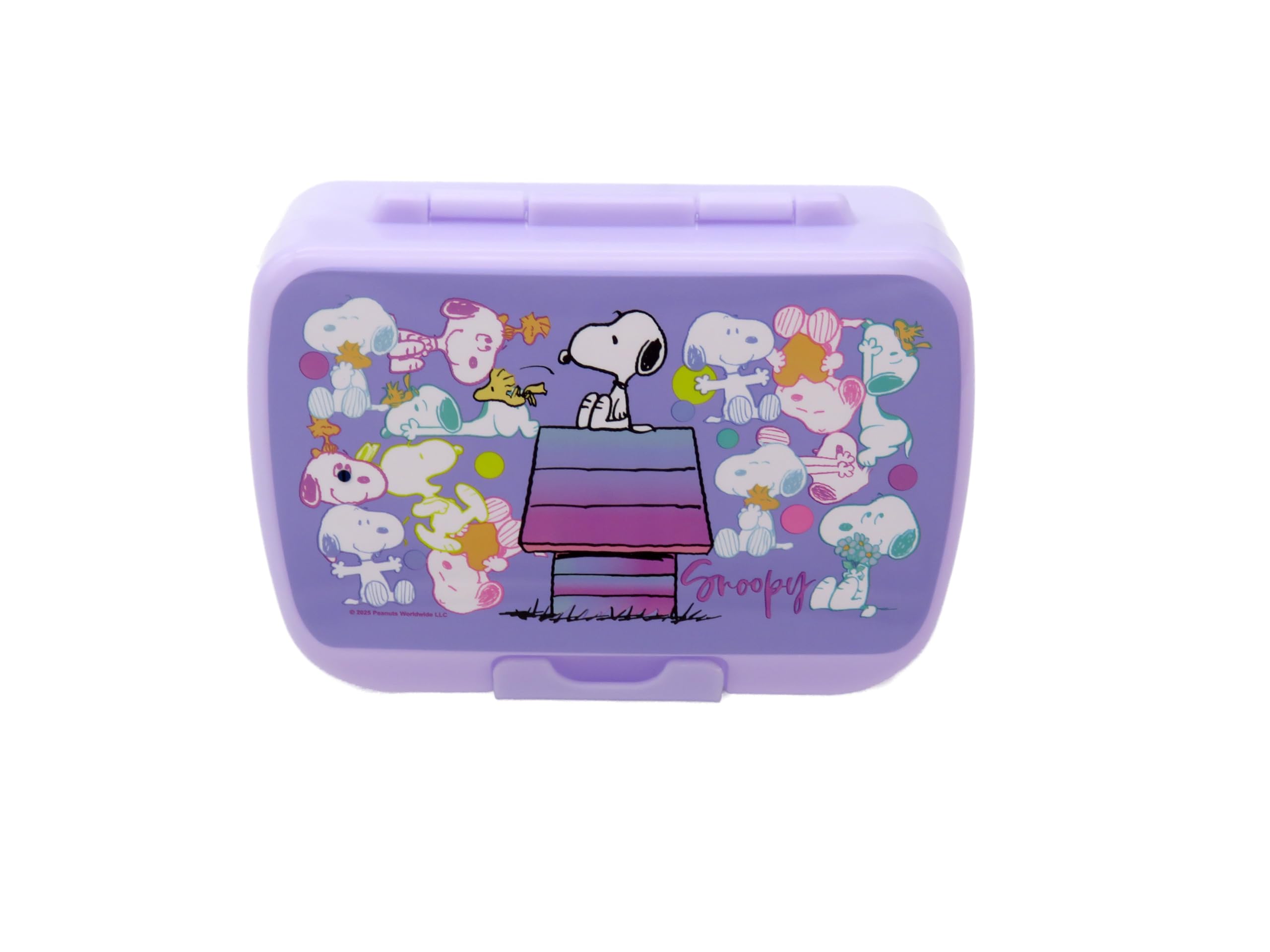 CYPBRANDS Snoopy Sandwich Maker, Lunch Box, Lunch Box, Food Holder, Purple Official Product