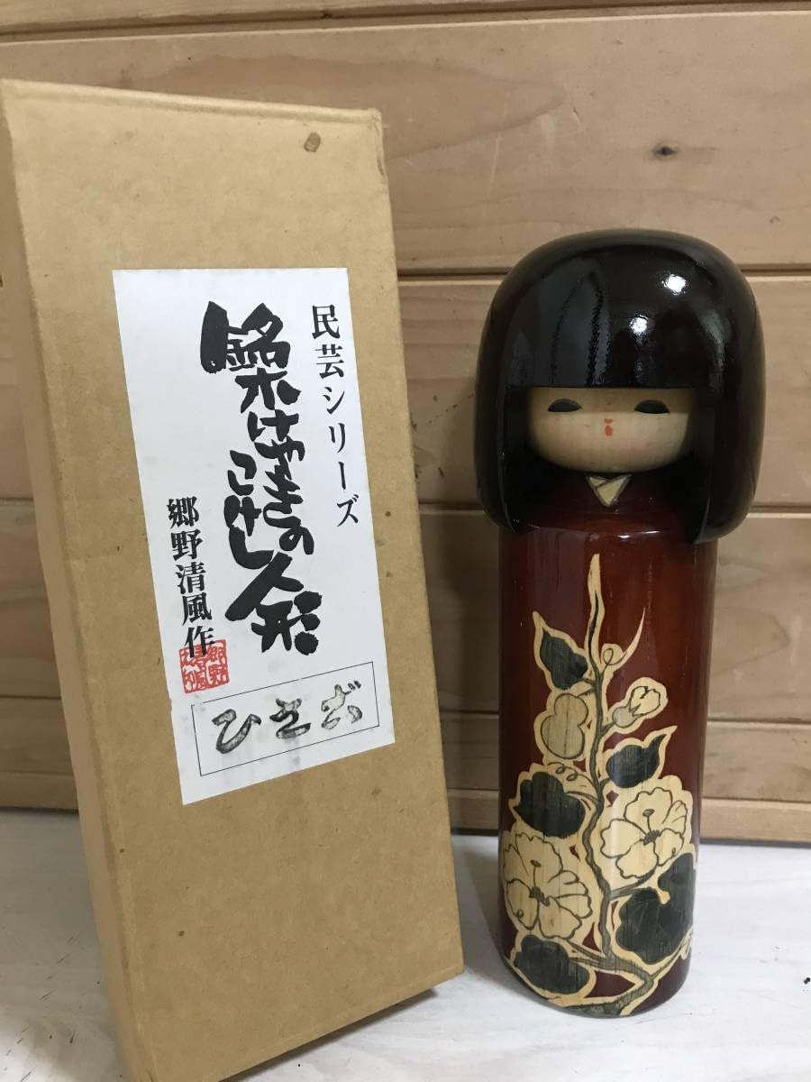 創作こけし 佐藤香村 馬 高さ約40cm Yahoo!オークション -「香村