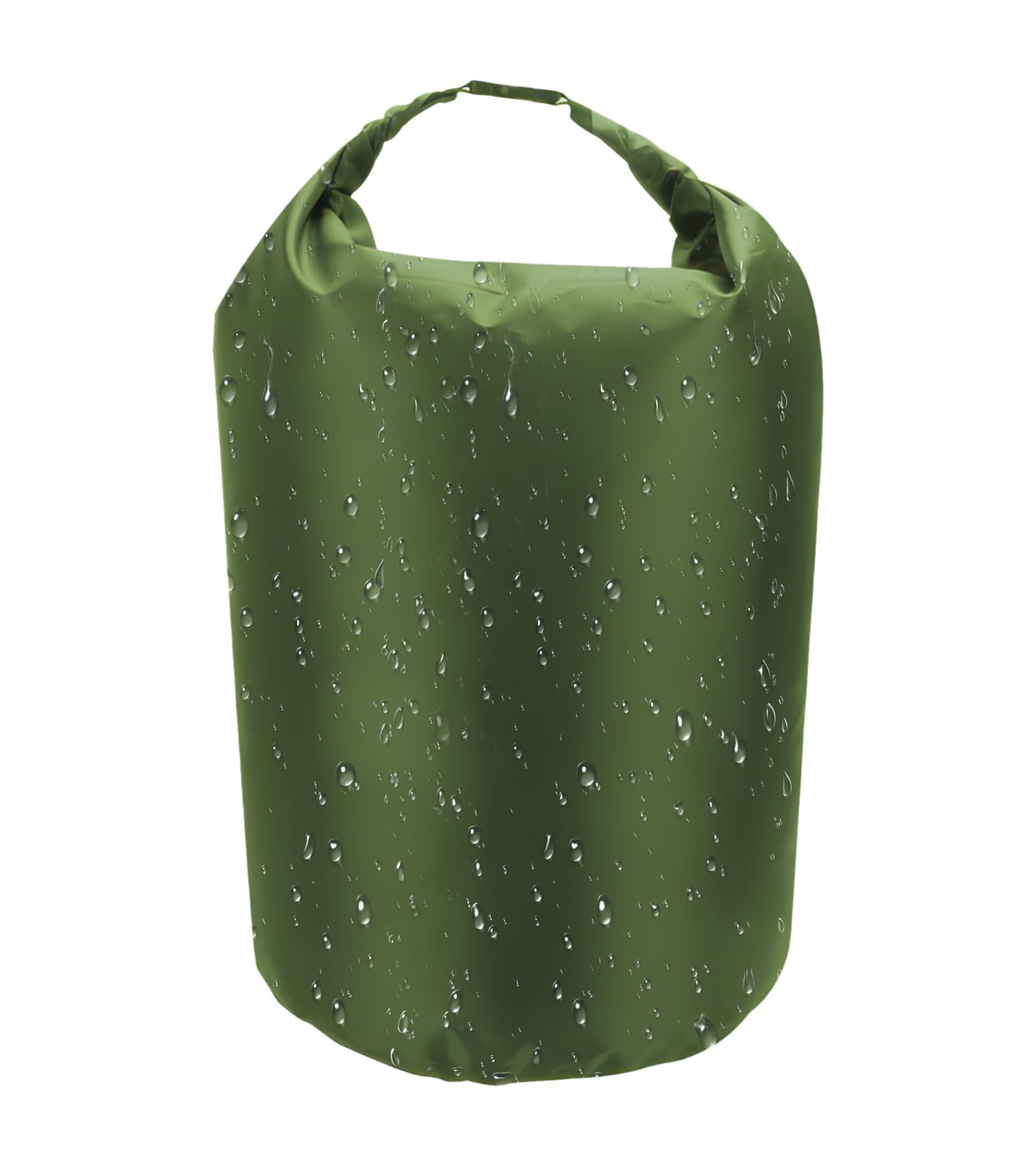 bowarepro 70L Waterproof Dry Bag, Large Capacity Dry Sacks Compression Lightweight Canoe Storage for Kayaking Rafting Boating Hiking Camping Travel Fishing Beach Swimming (Green)