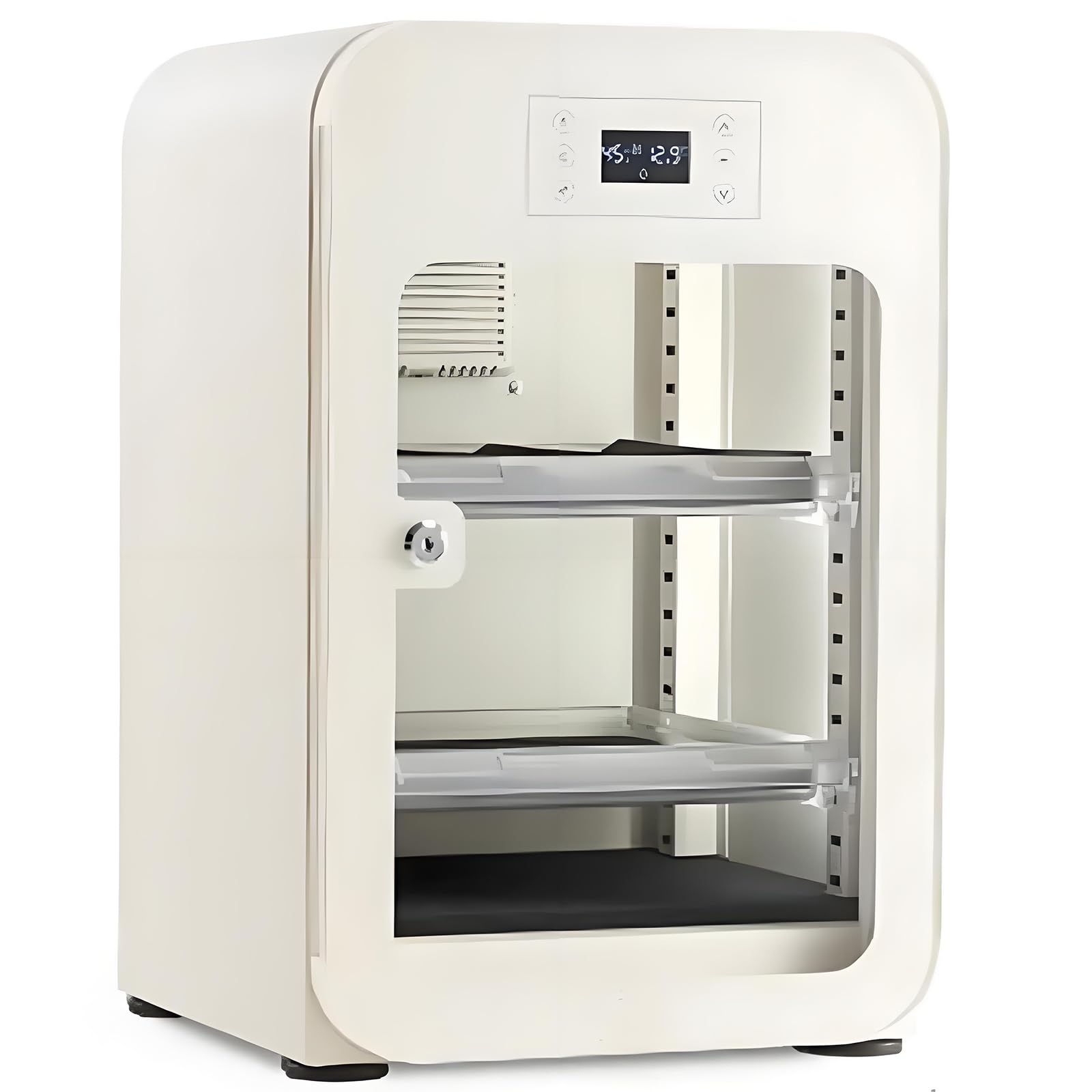 Kamera -linsenentfeuchter, 40l Smart Dry Cabinet Kamera Digital Control Entfeuchtung, Geräuschlose Ständige Feuchtigkeit Trockenbox, Für Malerei, Kalligraphie, Fotografieausrüstung, Archive White