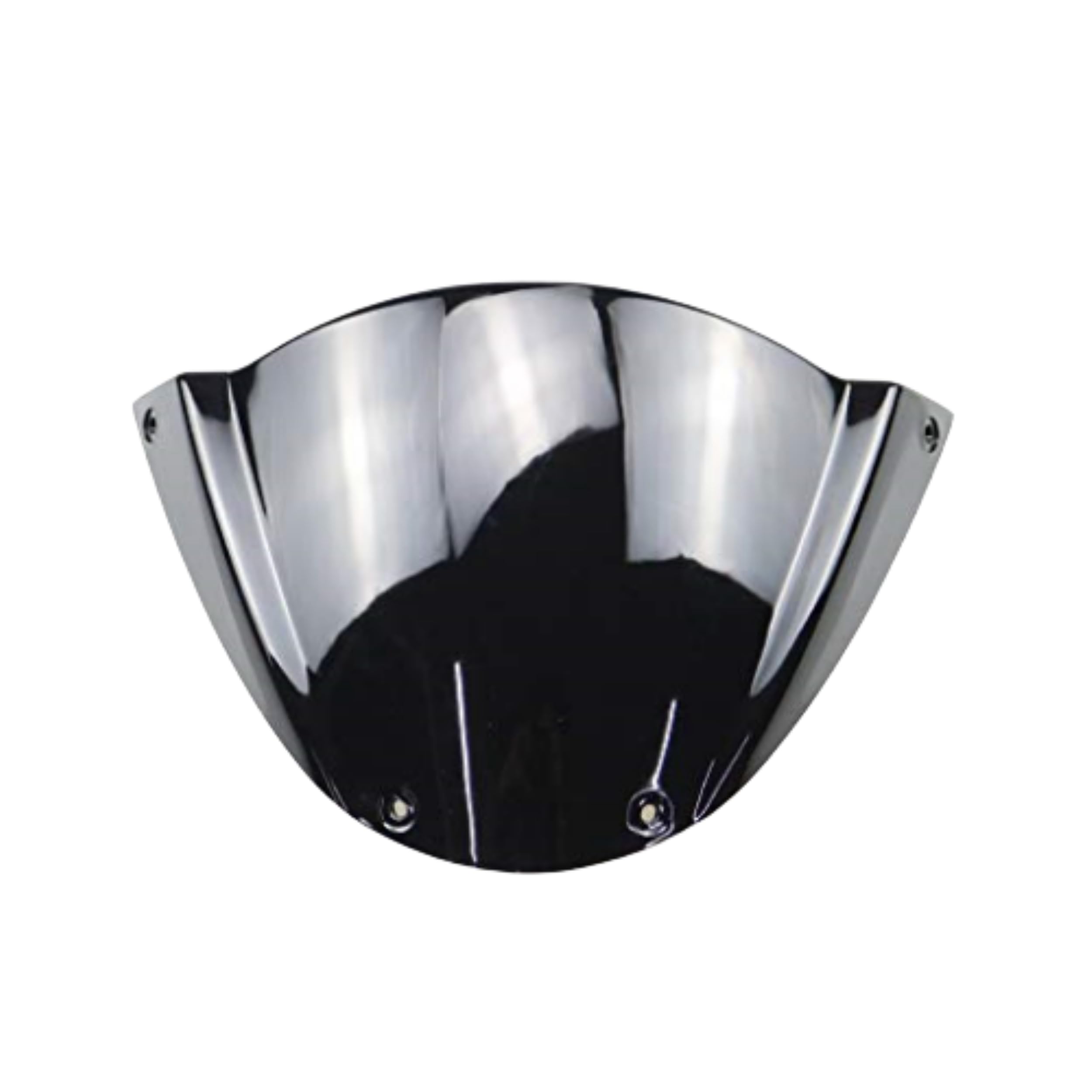 Cupolino parabrezza sportivo bicolore moto per Ducati Monster 696 ABS 2009-2012 (Nero)